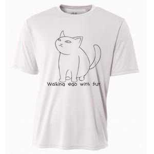 Walking Ego With Fur Cooling Performance Crew T-Shirt