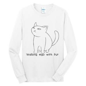 Walking Ego With Fur Tall Long Sleeve T-Shirt