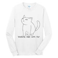 Walking Ego With Fur Tall Long Sleeve T-Shirt