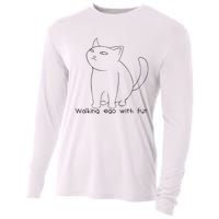 Walking Ego With Fur Cooling Performance Long Sleeve Crew