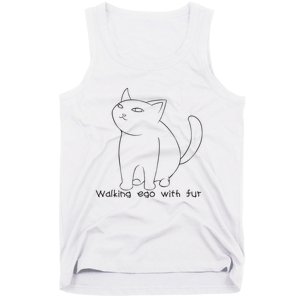 Walking Ego With Fur Tank Top