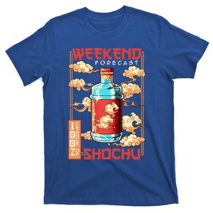 Weekend Forecast 100% Chance Of Shochu Japanese Liquor Gift T-Shirt