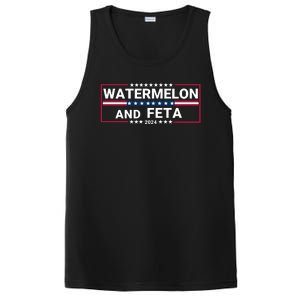 Watermelon & Feta 2024 Healthy Foodie Political Election PosiCharge Competitor Tank