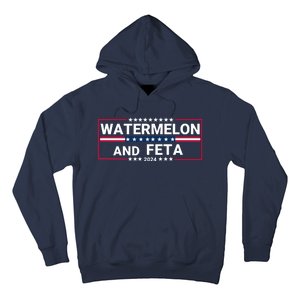 Watermelon & Feta 2024 Healthy Foodie Political Election Hoodie