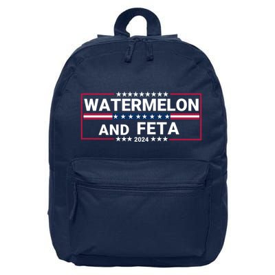 Watermelon & Feta 2024 Healthy Foodie Political Election 16 in Basic Backpack