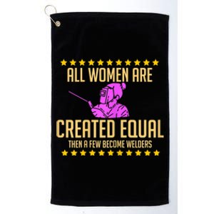 Welder For A Female Welding Steelsmith Platinum Collection Golf Towel