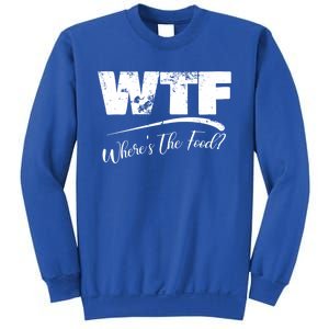 Wtf Funny Adult Wheres The Food Word Play Gift Sweatshirt