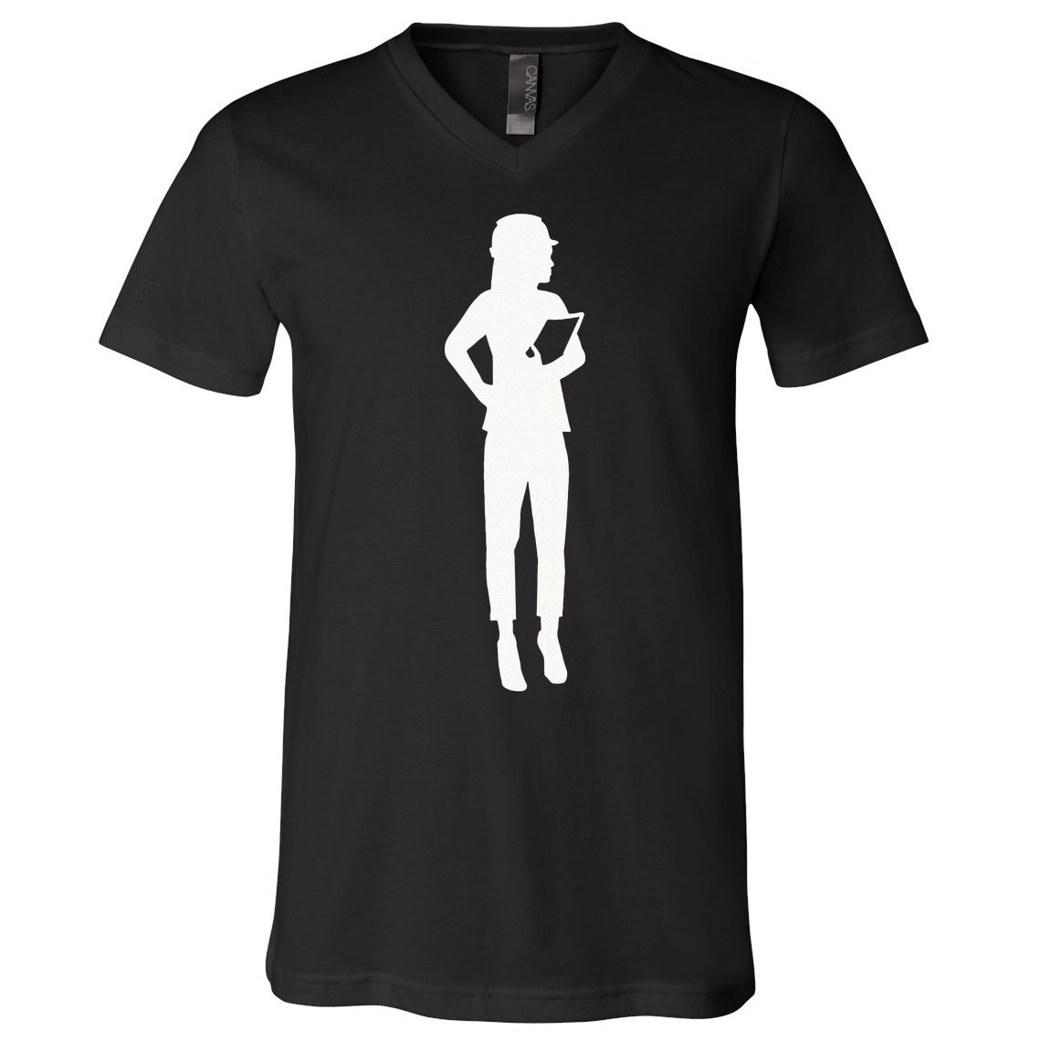 Wo Female architect V-Neck T-Shirt