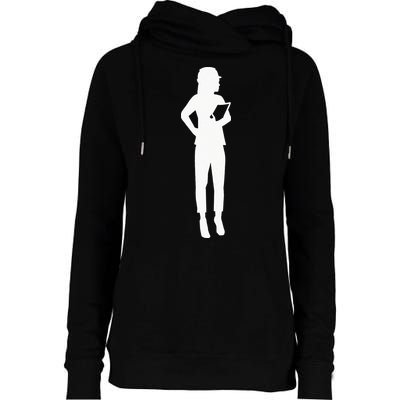 Wo Female architect Womens Funnel Neck Pullover Hood