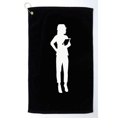 Wo Female architect Golf Towel