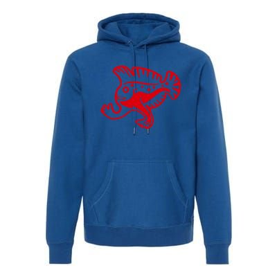 Walking Fish Angish Family Member For Fish Fans Gift Premium Hoodie