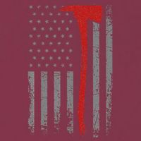Wildland Firefighter Axe American Flag Thin Red Line Fireman 16oz Travel Tumbler