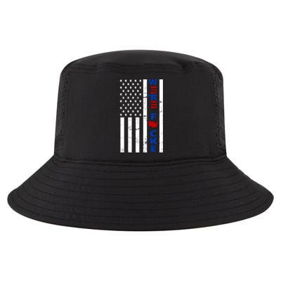 Were F!!cked Anti Biden Pro Republican Cool Comfort Performance Bucket Hat