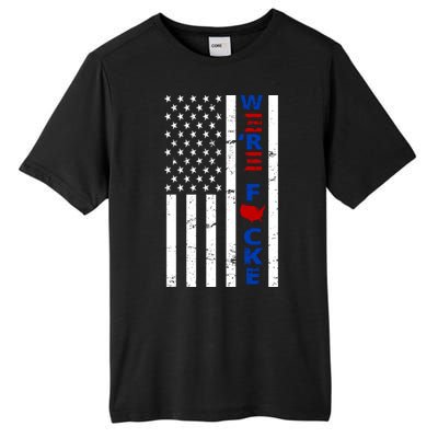 Were F!!cked Anti Biden Pro Republican Tall Fusion ChromaSoft Performance T-Shirt