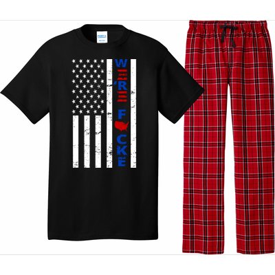 Were F!!cked Anti Biden Pro Republican Pajama Set