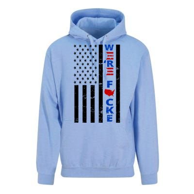 Were F!!cked Anti Biden Pro Republican Unisex Surf Hoodie