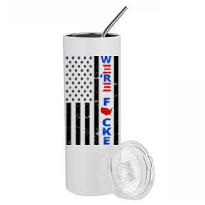 Were F!!cked Anti Biden Pro Republican Stainless Steel Tumbler