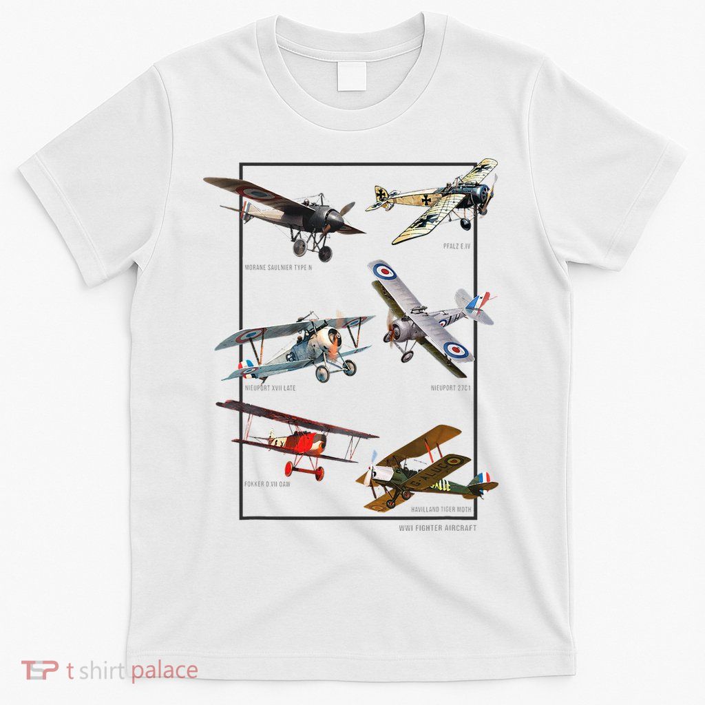 Wwi Fighters Airplanes T-Shirt