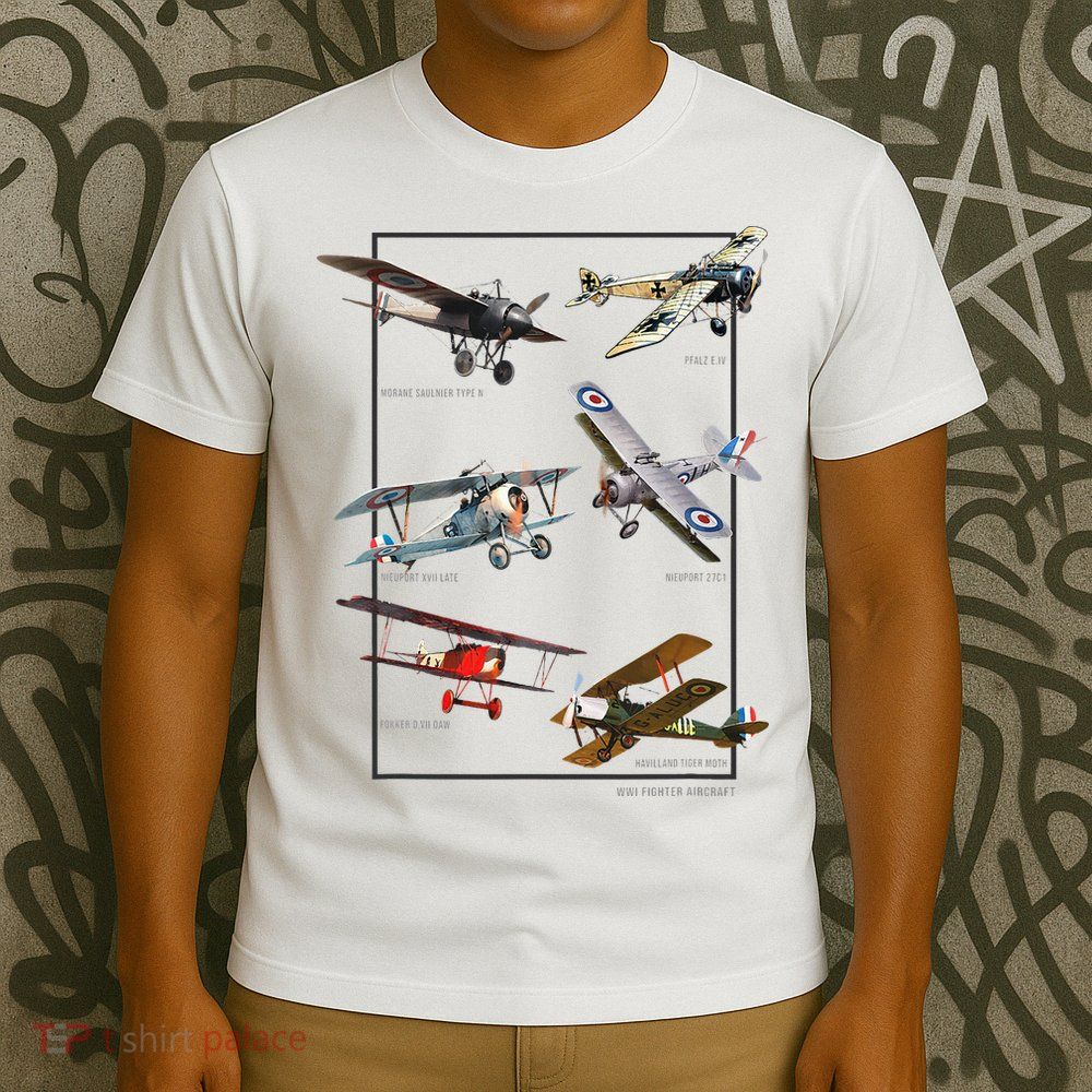 Wwi Fighters Airplanes T-Shirt