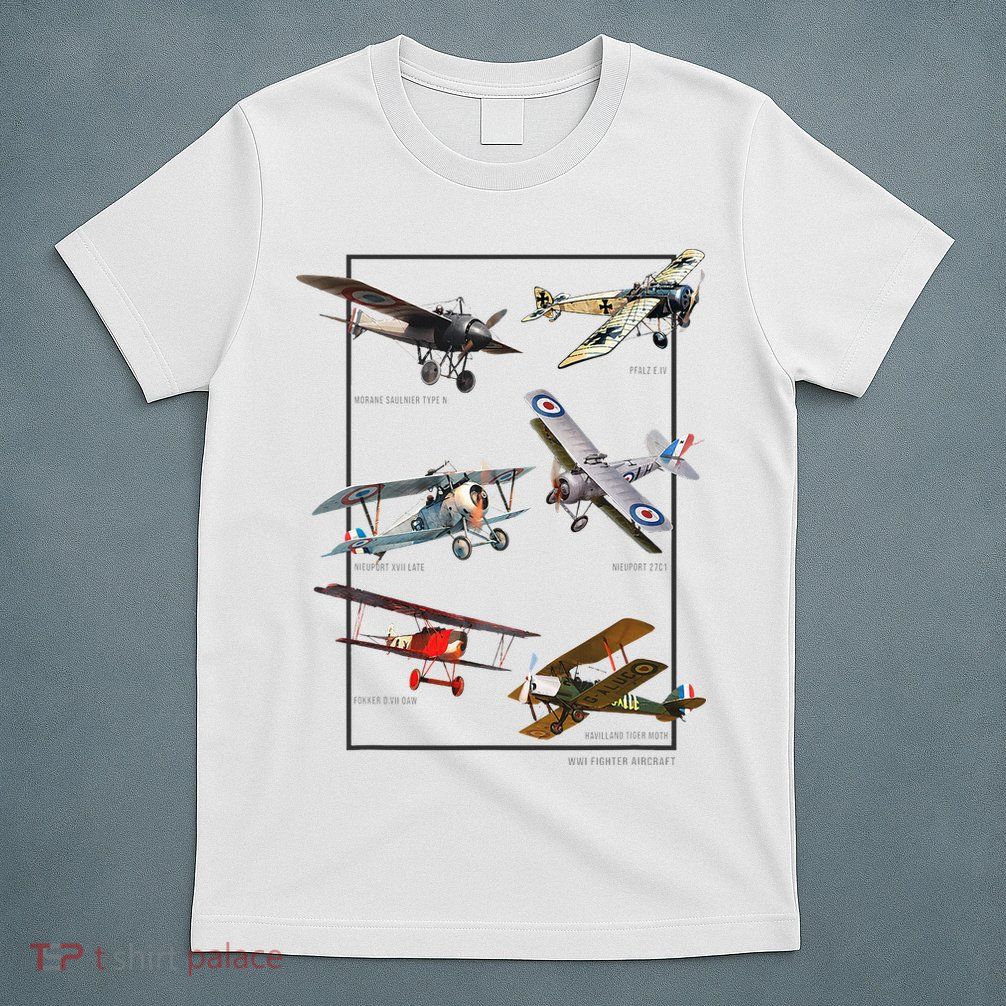 Wwi Fighters Airplanes T-Shirt