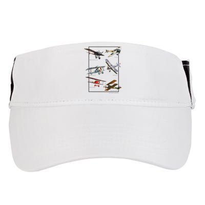 Wwi Fighters Airplanes Adult Drive Performance Visor
