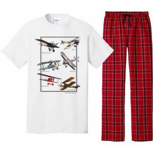 Wwi Fighters Airplanes Pajama Set