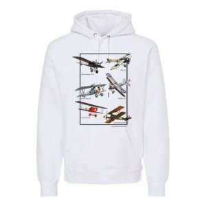 Wwi Fighters Airplanes Premium Hoodie