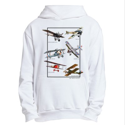 Wwi Fighters Airplanes Urban Pullover Hoodie