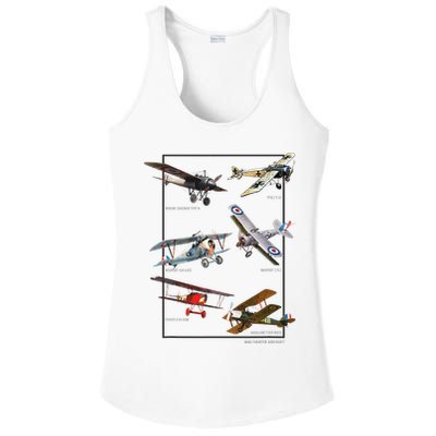 Wwi Fighters Airplanes Ladies PosiCharge Competitor Racerback Tank