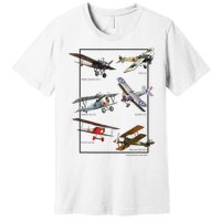 Wwi Fighters Airplanes Premium T-Shirt