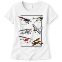 Wwi Fighters Airplanes Womens T-Shirt