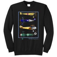 WWI Fighters Airplanes Vintage Sweatshirt