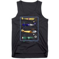 WWI Fighters Airplanes Vintage Tank Top