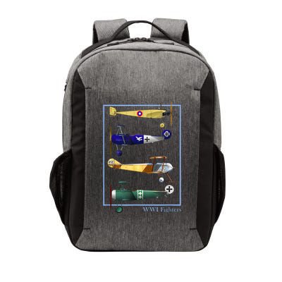 WWI Fighters Airplanes Vintage Vector Backpack