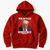 Wanted For A Second Term Trump 2024 Mugshot Hoodie