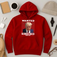 Wanted For A Second Term Trump 2024 Mugshot Hoodie