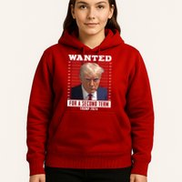 Wanted For A Second Term Trump 2024 Mugshot Hoodie
