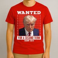 Wanted For A Second Term Trump 2024 Mugshot T-Shirt
