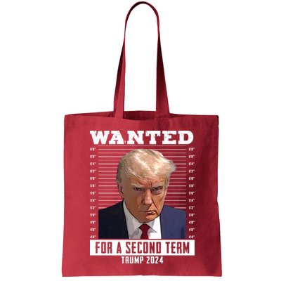 Wanted For A Second Term Trump 2024 Mugshot Bag