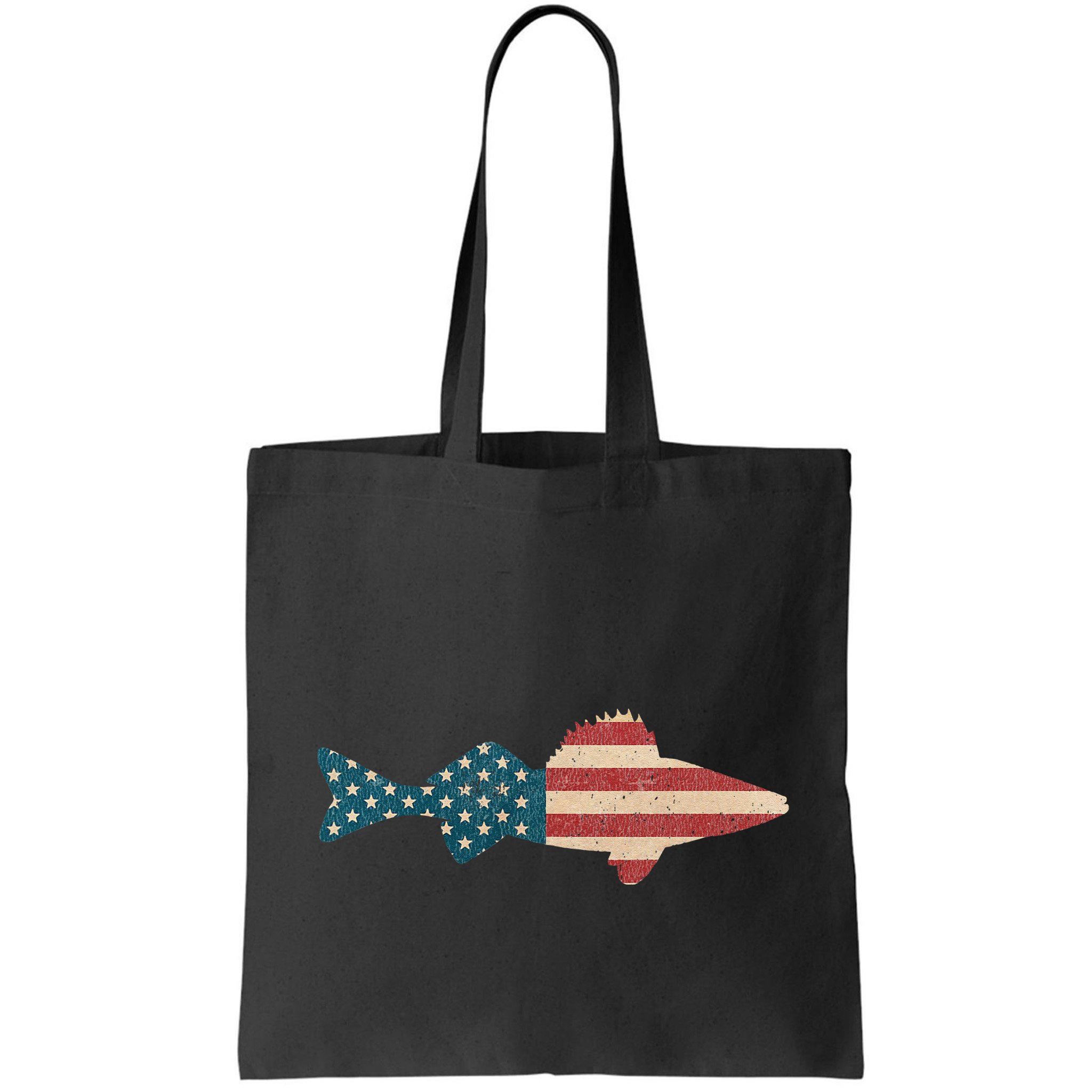 Walleye Fishing American Flag Sauger Angling Bag