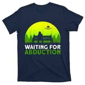 Waiting For Abduction Ufo Alien Conspiracy T-Shirt