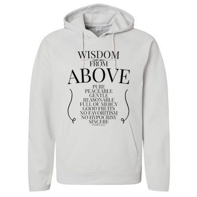 Wisdom From Above Performance Fleece Hoodie