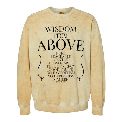 Wisdom From Above Colorblast Crewneck Sweatshirt