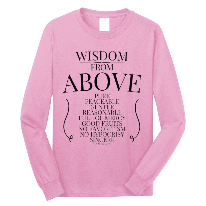 Wisdom From Above Long Sleeve Shirt