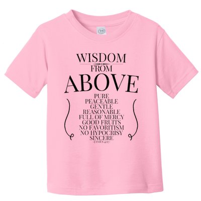 Wisdom From Above Toddler T-Shirt