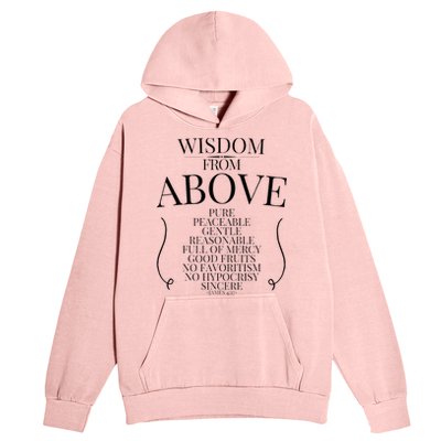 Wisdom From Above Urban Pullover Hoodie