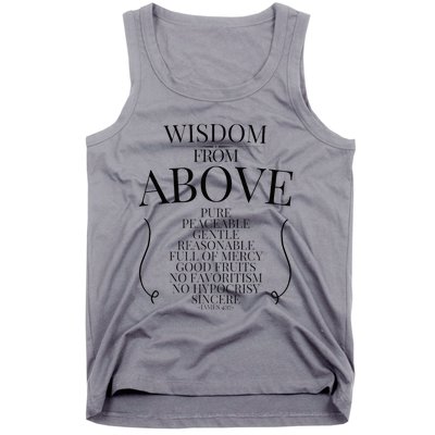 Wisdom From Above Tank Top