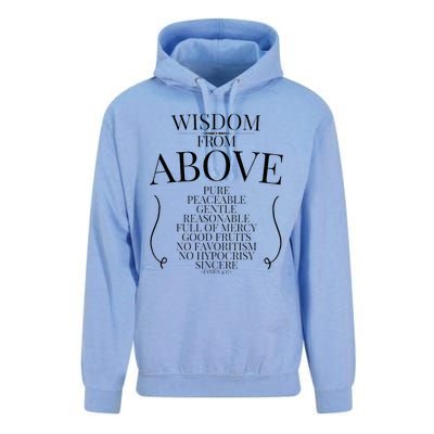 Wisdom From Above Unisex Surf Hoodie