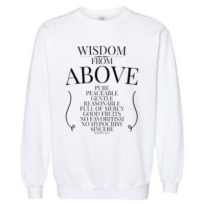 Wisdom From Above Garment-Dyed Sweatshirt