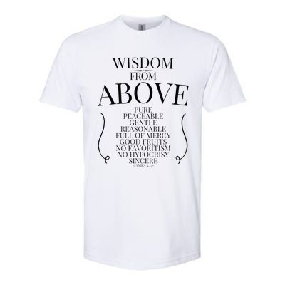 Wisdom From Above Softstyle CVC T-Shirt